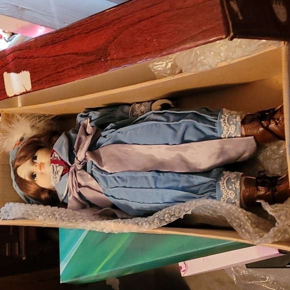 Porcelain Doll In Box - Picture 1 of 10